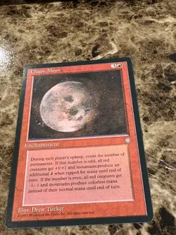 CHAOS MOON Magic the Gathering MTG Ice Age LP - Image 1