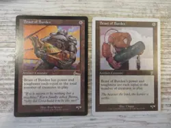 2x Beast of Burden - Urza's Destiny & 7th Edition - NM/EX - English - OOP MTG - Image 1