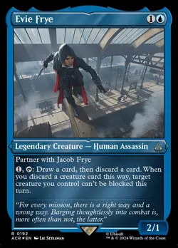 1x - Evie Frye - ETCHED FOIL #192 - Assassin's Creed - NM MTG - Image 1