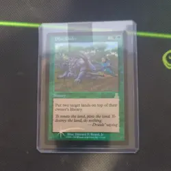 MTG English Plow Under Light Play Foil Urza's Destiny - Image 3