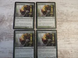 4x Plated Slagwurm - Mirrodin & Duel Decks - NM/EX - 3x English 1x German - MTG - Image 1