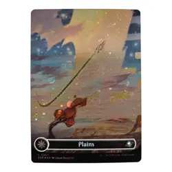 Plains #367 Galaxy Foil Borderless Land MTG 2025 Edge of Eternities (EOE) - Image 1
