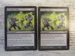 2x Necrogen Mists - Mirrodin - NM/EX - English - MTG - Image 1