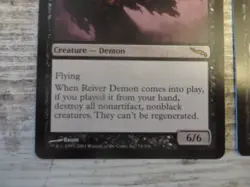 2x Reiver Demon - Mirrodin - NM - 1x English 1x German - MTG Wrath of God - Image 2