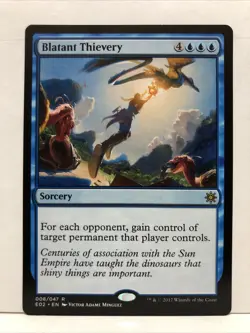 MTG Blatant Thievery Magic: The Gathering Explorers of Ixalan Rare #008 - Image 1