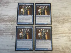 4x Lumengrid Augur - Mirrodin - NM/EX - 3x English 1x German - MTG - Image 1