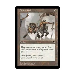 WOTC MtG Tempest Static Orb (R) EX - Image 1