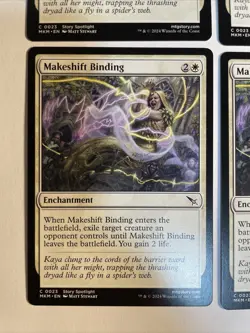 4x Mtg Murders At Karlov Manor Makeshift Binding NM/M Magic The Gathering - Image 2