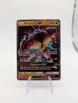 Buzzwole GX - 57/111 - Ultra Rare Sun & Moon: Crimson Invasion Pokemon NM - Image 1