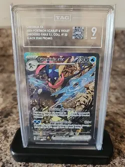Greninja ex 132 TAG 9 Scarlet & Violet Promo Black Star Pokemon Card - Image 1