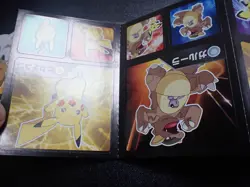 Pokemon Card Carddass Coris Promo Non Holo Sticker 4 SET Pikachu Ditto etc #4749 - Image 3