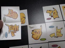 Pokemon Card Daiichi Bread Promo Sticker Pikachu x15 SET #4624 - Image 2