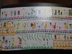 Pokemon Musical Note Card Complete x70 Charizard Blastoise Venusaur Gengar etc#5 - Image 1