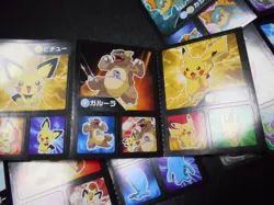 Pokemon Card Carddass Coris Promo Non Holo Sticker 4 SET Pikachu Pichu etc #2204 - Image 2