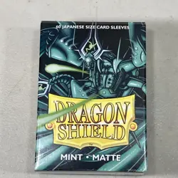 (60-Pack) Dragon Shield Card Sleeves MINT MATTE Small/Mini Size Japanese/Yugioh - Image 1
