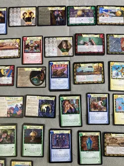 Harry Potter CCG TCG Quidditch Cup Card Lot Almost Complete Set 69/80 + Dupes - Image 3