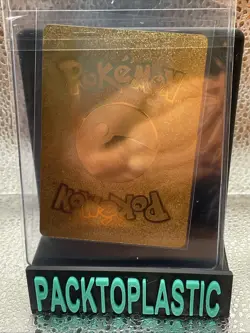 M Charizard EX Ultra Rare Card - 159/300 Gold Foil Fan Art Display Card Hp830 P1 - Image 2