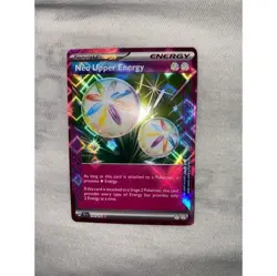 Pokemon Temporal Forces Neo Upper Energy Holo Rare Card 162/162 Foil TCG Pink - Image 1