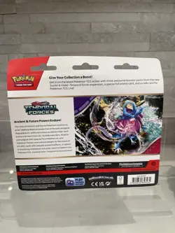 Pokemon TCG Temporal Forces 3 Booster Pack Blister Cleffa Promo Card - Image 3