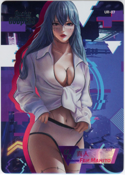 ❤FEM MAHITO - SPICY Anime Waifu Doujin Card - LUCKY GODDESS 2 -UR-07 - JUJUTSU - Image 1