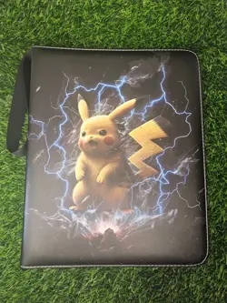 9 Pocket Pokemon Trading Card Binder 900 Cards Zipper Collection Album for Game - Image 1