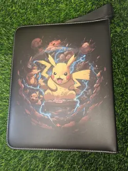 9 Pocket Pokemon Trading Card Binder 900 Cards Zipper Collection Album for Game - Image 2