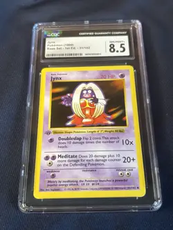 Pokemon TCG Jynx 1st Edition shadowless Base Set Card 31/102 CGC 8.5 wotc - Image 1