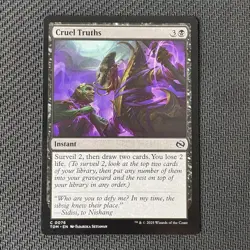 Cruel Truths 0076 MTG Tarkir: Dragonstorm Near Mint (NM) - Image 1