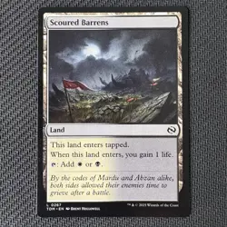 Scoured Barrens 0267 MTG Tarkir: Dragonstorm Near Mint (NM) - Image 1