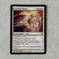 MTG [Celestial Mantle] Zendikar Reg Rare #6/249 NM/Unplayed **Ships Free** - Image 1