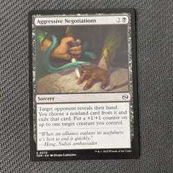 Aggressive Negotiations 0070 MTG Tarkir: Dragonstorm Near Mint (NM) - Image 1