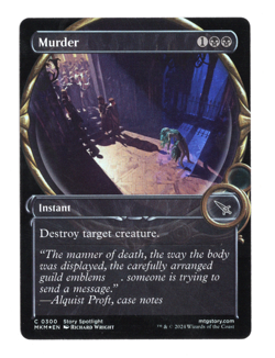 MTG-Murder (Showcase) -Murders at Karlov Manor-300-Near Mint-Foil - Image 1