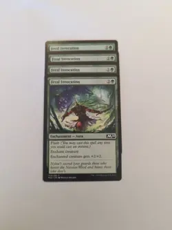 (4) Feral Invocation *PLAYSET* Core Set 2020 Regular NM MTG - Image 1