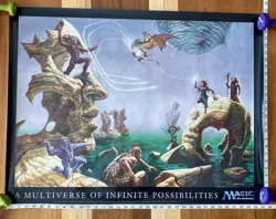 Magic The Gathering Poster 1994 MTG Promotional Promo Rare - Image 1