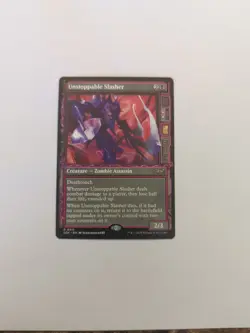 Unstoppable Slasher (Showcase) Duskmourn: House of Horror Regular NM MTG - Image 1