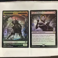 MTG Oath of Liliana Prerelease Foil Magic: The Gathering Rare #099 - Image 1