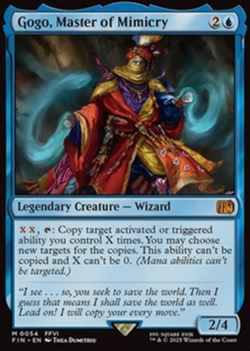 MTG Gogo, Master of Mimicry English Final Fantasy FIN NM M0054 - Image 1