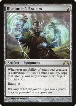 1x Magic the Gathering MTG Illusionist's Bracers (231) Gatecrash Near Mint - Image 1