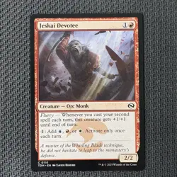 Jeskai Devotee 0110 MTG Tarkir: Dragonstorm Near Mint (NM) - Image 1