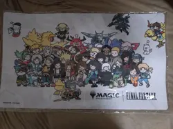 MTG FINAL FANTASY Chibi Character Playmat Tournament Prize Limited 2025 rare - Image 1