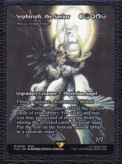 Sephiroth, the Savior - Atraxa, Grand Unifier Non-Foil MTG x Final Fantasy - NM - Image 1