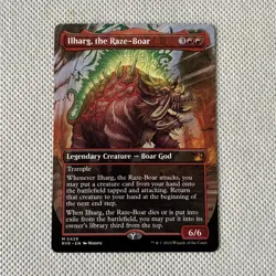 MTG [Ilharg, the Raze-Boar] Anime Borderless RVR Reg Mythic 0429 NM/MT Unplayed - Image 1