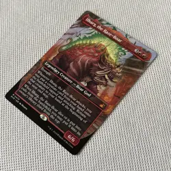 MTG [Ilharg, the Raze-Boar] Anime Borderless RVR Reg Mythic 0429 NM/MT Unplayed - Image 3