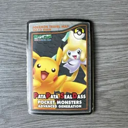 Travel Map Vol.13 Pokemon Patapata Sealdass Sticker Vintage Nintendo Japanese - Image 2