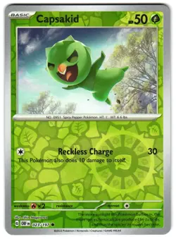 Capsakid 023/197 Reverse Holo SV03: Obsidian Flames Pokemon TCG - Image 1