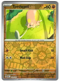 Toedscool 118/197 Reverse Holo SV03: Obsidian Flames Pokemon TCG - Image 1