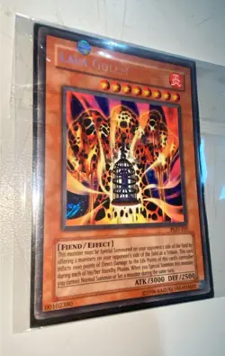 G1N Lava Golem PGD107 Secret Rare NM Pharaonic Guardian Yugioh WK3 - Image 2