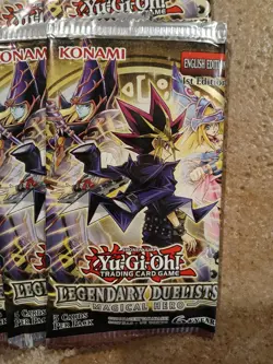 Yugioh Legendary Duelists Magical Hero English 1st Edition Sealed Booster Packs - Image 2