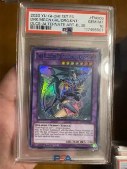 Yugioh PSA 10 GEM MINT Dark Magician Girl the Dragon Knight (Blue) DLCS-EN006 - Image 1