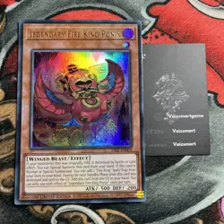 YuGiOh Legendary Fire King Ponix 25LP Ultra Rare WCS 2025 Limited Pack - Image 1
